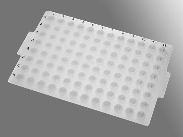 Silicone sealing mat for 500 μL V-bottom deep well plates
