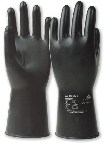 Vitoject<sup>TM</sup> fluorocarbon rubber gloves