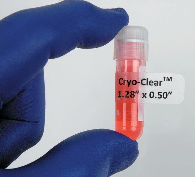 Laser Cryo-Clear<sup>®</sup> labels