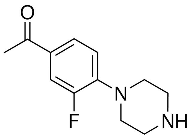 1-[3-FLUORO-4-(1-PIPERAZINYL)PHENYL]ETHANONE