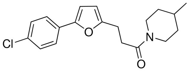 1-(3-(5-(4-CHLOROPHENYL)-2-FURYL)PROPANOYL)-4-METHYLPIPERIDINE