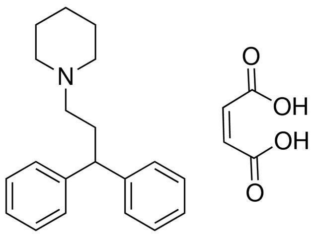 1-(3,3-DIPHENYLPROPYL)PIPERIDINE MALEATE
