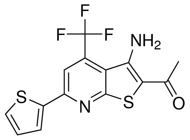 1-(3-AMINO-6-THIOPHEN-2-YL-4-TRIFLUOROMETHYL-THIENO[2,3-B]PYRIDIN-2-YL)-ETHANONE