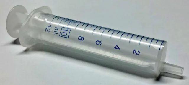Plastic Syringes, 20mL Luer slip, polypropylene