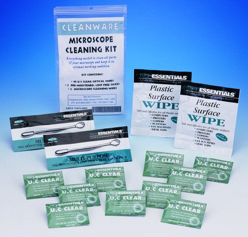 Cleanware microscope optics cleaning kit