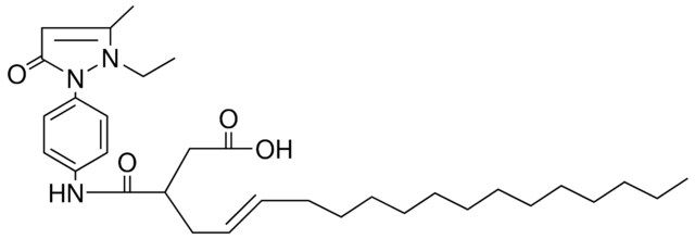 3-(4-(2-ETHYL-3-METHYL-5-OXO-3-PYRAZOLIN-1-YL)-PH-CARBAMOYL)-5-NONADECENOIC ACID