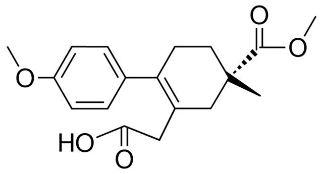 3-CARBOXYMETHYL-4-(4-MEO-PH)-1-METHYL-CYCLOHEX-3-ENECARBOXYLIC ACID METHYL ESTER