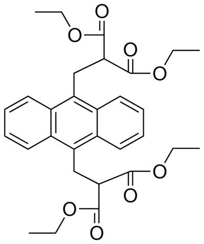 (10-(2,2-BIS-ETHOXYCARBONYL-ET)-ANTHRACEN-9-YLMETHYL)-MALONIC ACID DIETHYL ESTER