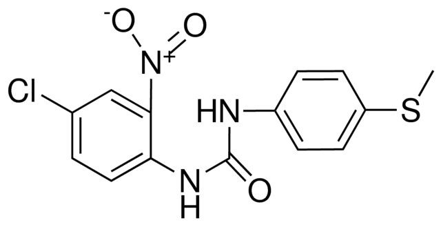 1-(4-CHLORO-2-NITROPHENYL)-3-(4-(METHYLTHIO)PHENYL)UREA