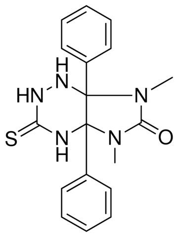 DIMETHYL-4A,7A-DIPHENYL-3-THIOXO-OCTAHYDRO-IMIDAZO(4,5-E)(1,2,4)TRIAZIN-6-ONE