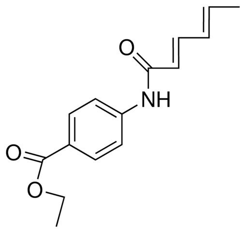 ETHYL 4-(2,4-HEXADIENAMIDO)BENZOATE