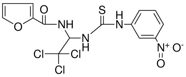 FURAN-2-CARBOXYLIC ACID (2,2,2-TRICHLORO-1-(3-(3-NITRO-PH)-THIOUREIDO)-ET)-AMIDE