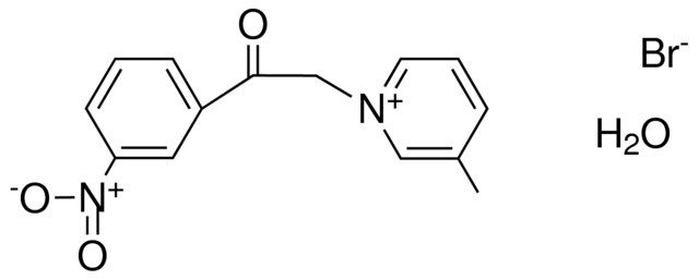 3-METHYL-1-(2-(3-NITRO-PHENYL)-2-OXO-ETHYL)-PYRIDINIUM, BROMIDE HYDRATE