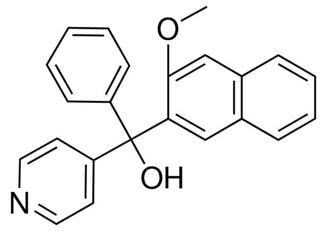 3-METHOXY-ALPHA-PHENYL-ALPHA-(4-PYRIDYL)-2-NAPHTHALENEMETHANOL