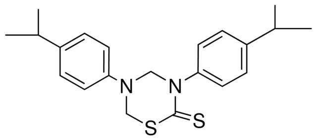 3,5-BIS(4-ISOPROPYLPHENYL)-3,4,5,6-TETRAHYDRO-2H-1,3,5-THIADIAZINE-2-THIONE