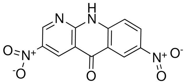 3,7-DINITROBENZO(B)(1,8)NAPHTHYRIDIN-5(10H)-ONE