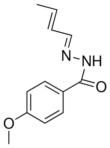 4-METHOXYBENZOIC (2-BUTEN-1-YLIDENE)HYDRAZIDE