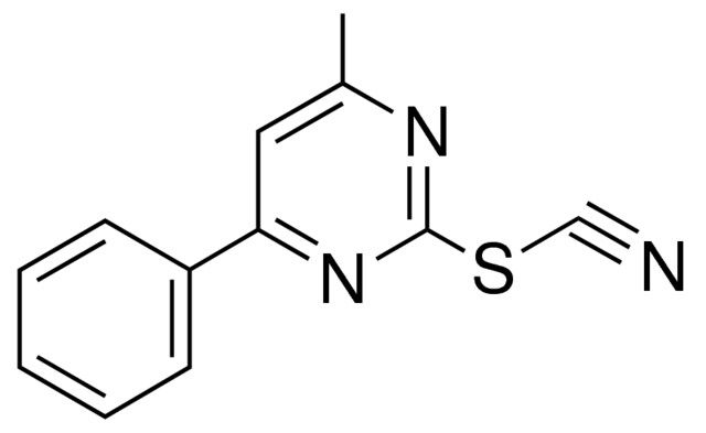 4-METHYL-6-PHENYL-2-PYRIMIDINYL THIOCYANATE