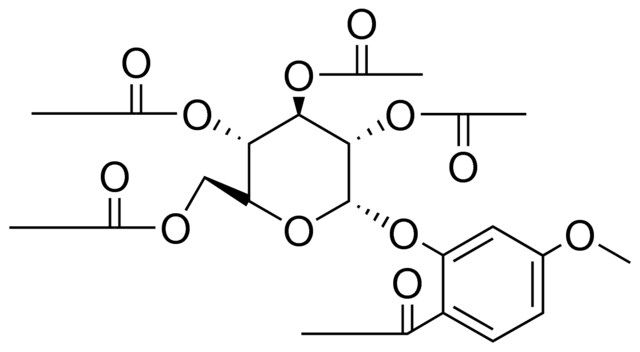 ACETIC ACID 3,4,5-TRIACETOXY-6-(2-AC-5-MEO-PHENOXY)-4H-PYRAN-2-YLMETHYL ESTER