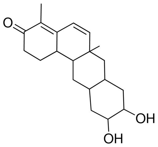 9,10-DIHYDROXY-4,6A-DIMETHYL-DODECAHYDROBENZ(A)ANTHRACEN-3(2H)-ONE