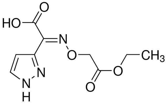 ALPHA-((ETHOXYCARBONYLMETHOXY)IMINO)-3-PYRAZOLEACETIC ACID