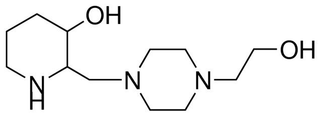 2-(4-(2-HYDROXYETHYL)PIPERAZINOMETHYL)-3-HYDROXYPIPERIDINE