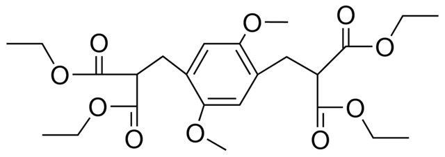 2-(4-(2,2-BIS-ETHOXYCARBONYL-ET)-2,5-DIMETHOXY-BZL)-MALONIC ACID DIETHYL ESTER