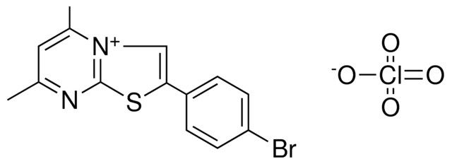 2-(4-BROMO-PHENYL)-5,7-DIMETHYL-THIAZOLO(3,2-A)PYRIMIDIN-4-YLIUM, PERCHLORATE