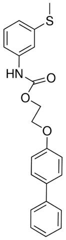 2-(4-BIPHENYLYLOXY)ETHYL N-(3-(METHYLTHIO)PHENYL)CARBAMATE