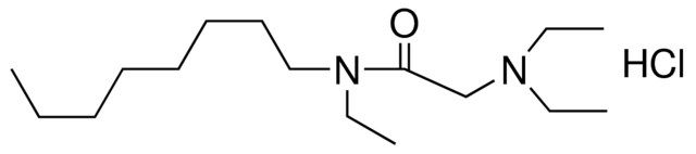 2-DIETHYLAMINO-N-ETHYL-N-OCTYLACETAMIDE HYDROCHLORIDE