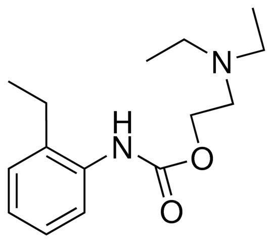 2-DIETHYLAMINOETHYL N-(2-ETHYLPHENYL)CARBAMATE