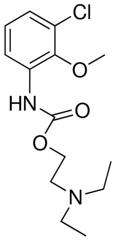 2-DIETHYLAMINOETHYL N-(3-CHLORO-2-METHOXYPHENYL)CARBAMATE