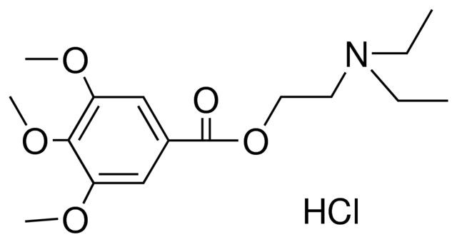 2-DIETHYLAMINOETHYL 3,4,5-TRIMETHOXYBENZOATE HYDROCHLORIDE
