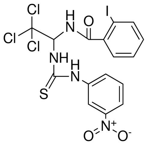 2-IODO-N-(2,2,2-TRICHLORO-1-(3-(3-NITRO-PHENYL)-THIOUREIDO)-ETHYL)-BENZAMIDE