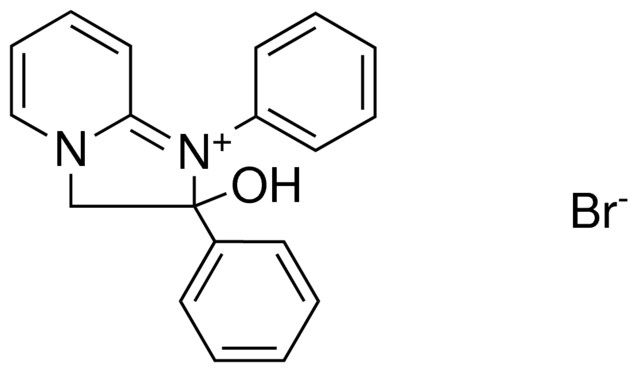 2-HYDROXY-1,2-DIPHENYL-2,3-DIHYDRO-IMIDAZO(1,2-A)PYRIDIN-1-IUM, BROMIDE