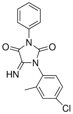 1-(4-CHLORO-2-METHYLPHENYL)-5-IMINO-3-PHENYLHYDANTOIN