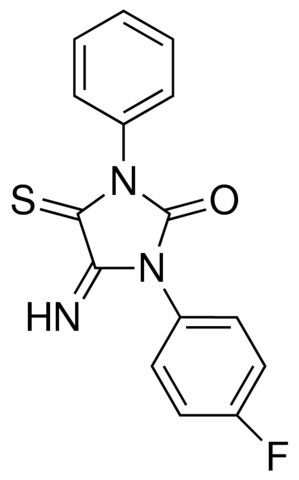 1-(4-FLUOROPHENYL)-5-IMINO-3-PHENYL-4-THIOHYDANTOIN