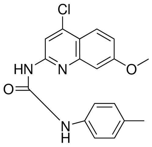 1-(4-CHLORO-7-METHOXY-2-QUINOLYL)-3-(P-TOLYL)UREA