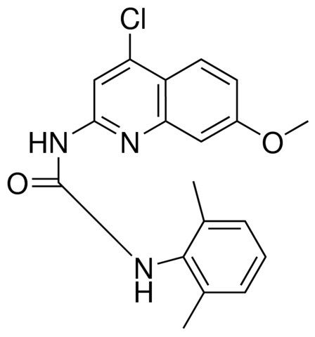 1-(4-CHLORO-7-METHOXY-2-QUINOLYL)-3-(2,6-XYLYL)UREA