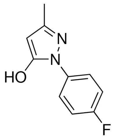 1-(4-FLUOROPHENYL)-5-HYDROXY-3-METHYLPYRAZOLE