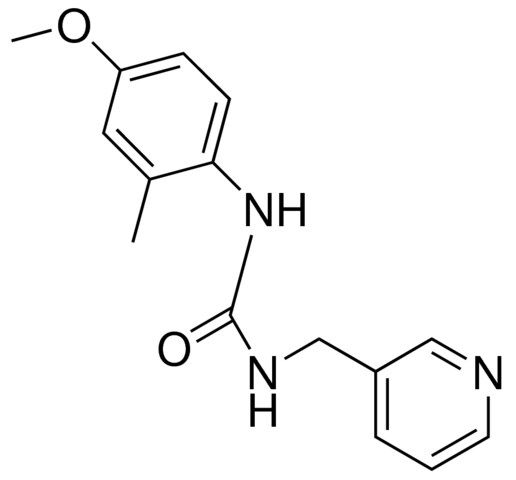 1-(4-METHOXY-2-METHYLPHENYL)-3-(3-PYRIDYLMETHYL)UREA
