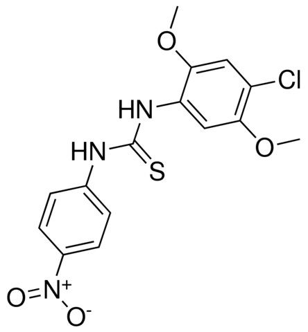 1-(4-CHLORO-2,5-DIMETHOXYPHENYL)-3-(4-NITROPHENYL)-2-THIOUREA