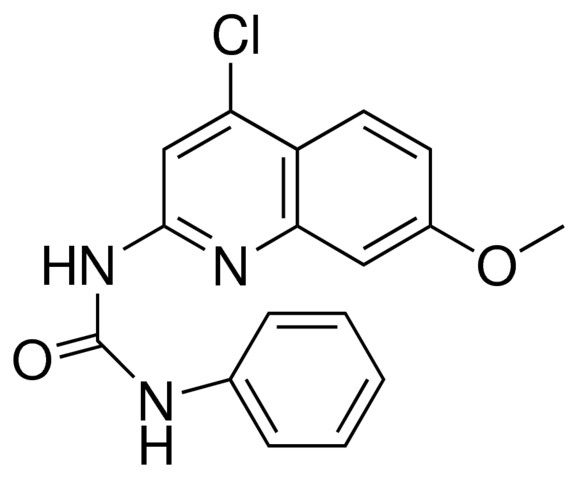 1-(4-CHLORO-7-METHOXY-2-QUINOLYL)-3-PHENYLUREA