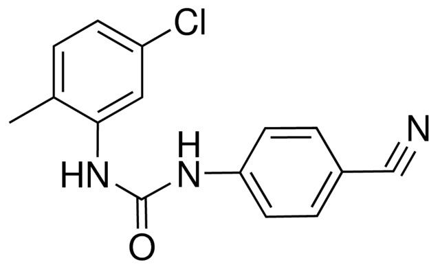 1-(5-CHLORO-2-METHYLPHENYL)-3-(4-CYANOPHENYL)UREA
