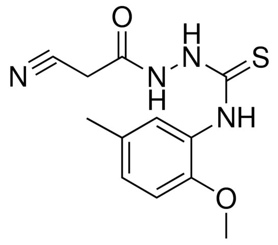 1-(CYANOACETYL)-4-(2-METHOXY-5-METHYLPHENYL)-3-THIOSEMICARBAZIDE