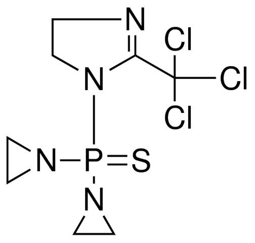 1-(BIS-AZIRIDIN-1-YL-PHOSPHINOTHIOYL)-2-TRICHLOROMETHYL-4,5-DIHYDRO-1H-IMIDAZOLE