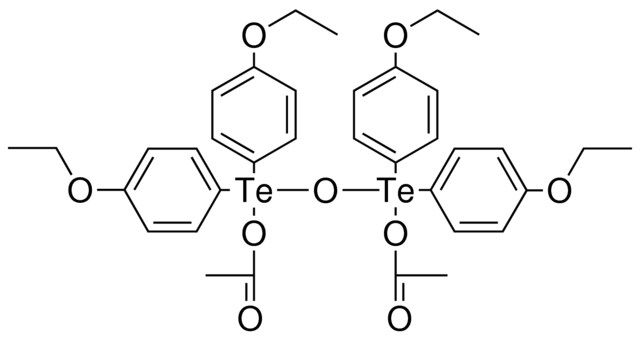 1,3-BIS(ACETYLOXY)-1,1,3,3-TETRAKIS(4-ETHOXYPHENYL)-1LAMBDA(4),3LAMBDA(4)-DITELLUROXANE