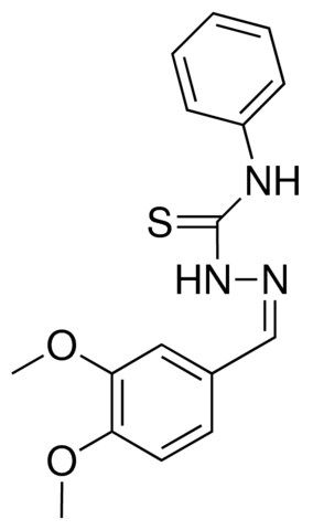 1-(3,4-DIMETHOXYBENZYLIDENE)-4-PHENYL-3-THIOSEMICARBAZIDE