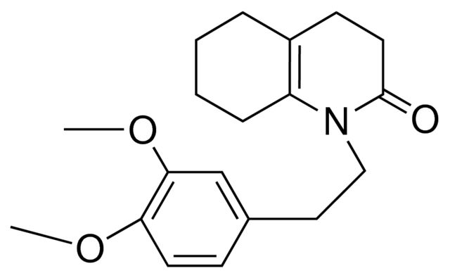 1-(3,4-DIMETHOXYPHENETHYL)-3,4,5,6,7,8-HEXAHYDRO-2(1H)-QUINOLINONE