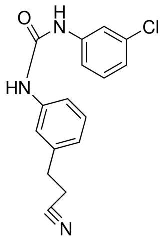 1-(3-CHLOROPHENYL)-3-(3-(2-CYANOETHYL)PHENYL)UREA
